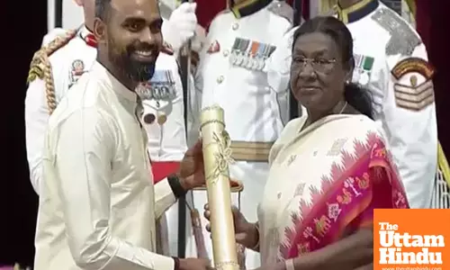 Hockey India congratulate PR Sreejesh on receiving the prestigious Padma Bhushan