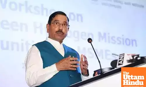 Pralhad Joshi launches Green Hydrogen Certification scheme