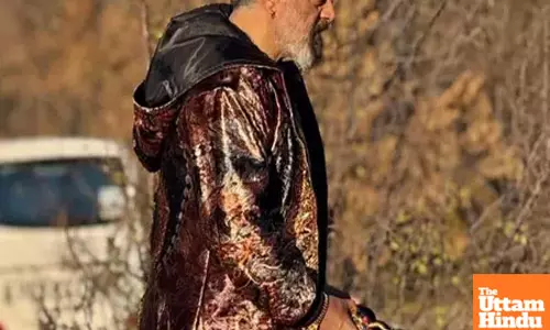 Actors S J Suryah, Arjun Das, director Adhik Ravichandran greet Ajith on birthday