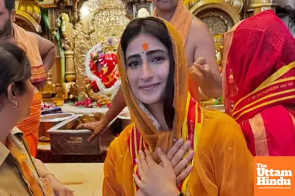 Palak Tiwari seeks divine blessings Siddhivinayak temple post ‘The Bhootnii’ release Palak Tiwari seeks divine blessings Siddhivinayak temple post ‘The Bhootnii’ release