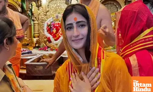 Palak Tiwari seeks divine blessings Siddhivinayak temple post ‘The Bhootnii’ release