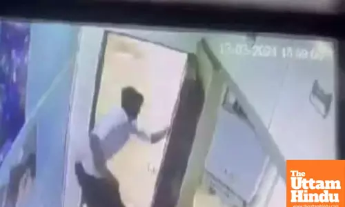 Karma on Wheels: Man Falls Off Moving Train While Snatching Chain, WATCH VIDEO