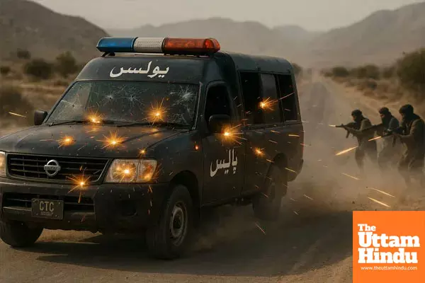Firing on Police Van on Quetta-Karachi Highway in Pakistan: 5 Policemen Taken Hostage, 10 Prisoners Absconded Firing on Police Van on Quetta-Karachi Highway in Pakistan: 5 Policemen Taken Hostage, 10 Prisoners Absconded