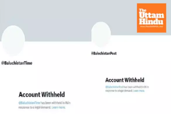 Indian Government Cracks Down: Bans X Accounts of Balochistan Times and Balochistan Post Indian Government Cracks Down: Bans X Accounts of Balochistan Times and Balochistan Post