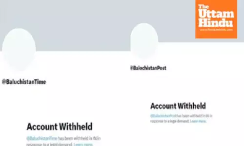 Indian Government Cracks Down: Bans X Accounts of Balochistan Times and Balochistan Post