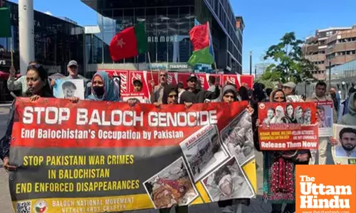 Stop Baloch genocide: Protest in Netherlands against Pakistans kill and dump policy