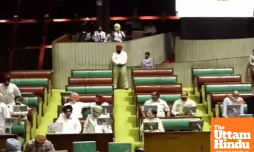 Battle Over Water in Punjab Assembly:  AAP MLA Tears Copy of BBMB Order