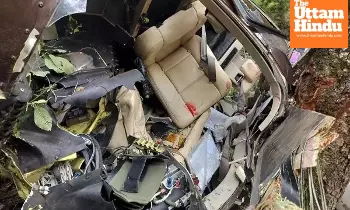 Tragedy Strikes Chardham Yatra: Helicopter Crash Near Gangotri Kills 5, Injures 2 Tragedy Strikes Chardham Yatra: Helicopter Crash Near Gangotri Kills 5, Injures 2