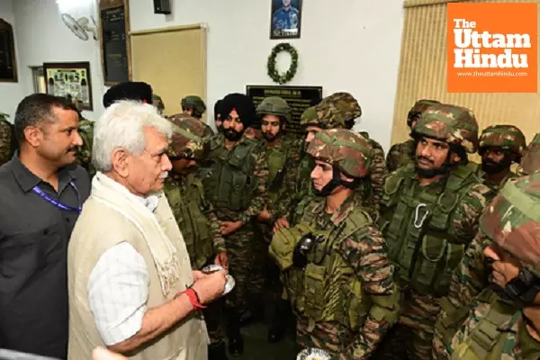 Our armed forces ready to deal with any situation: J&K LG Our armed forces ready to deal with any situation: J&K LG