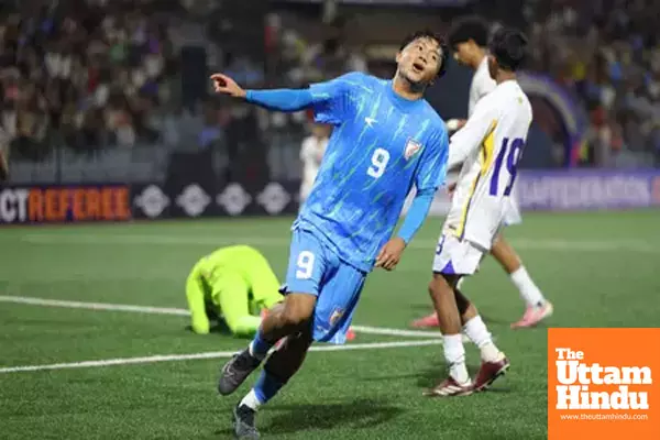 SAFF U-19 C’ship: India begin campaign with thumping 8-0 win over Sri Lanka SAFF U-19 C’ship: India begin campaign with thumping 8-0 win over Sri Lanka