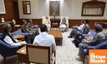 PM Modi Leads High-Level Security Meeting with Rajnath Singh, NSA and Armed Forces Chiefs PM Modi Leads High-Level Security Meeting with Rajnath Singh, NSA and Armed Forces Chiefs