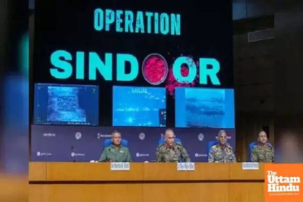 DGMOs Press Conference Started With Shiv Tandava, Pakistans Destruction Shown in Pictures and Videos DGMOs Press Conference Started With Shiv Tandava, Pakistans Destruction Shown in Pictures and Videos