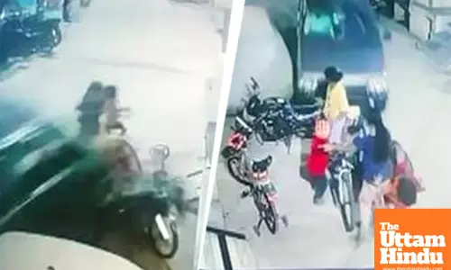 Kota Accident: Speeding Car Hits Woman, 4 Children; Driver Absconding