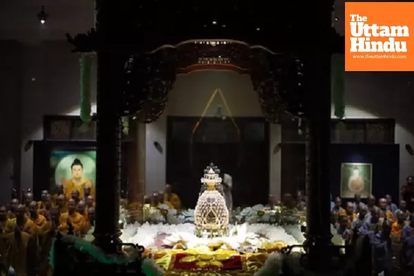Deeply moved to see people in Vietnam pray at Buddhist relics sent from India, says EAM Jaishankar Deeply moved to see people in Vietnam pray at Buddhist relics sent from India, says EAM Jaishankar