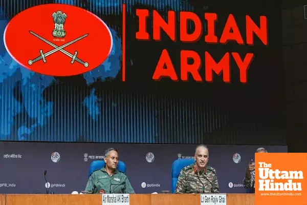 Air Marshal AK Bharti Asserts: Our Battle Is Against Terrorism, Not Pakistans Military; They Are Accountable for the Consequences Air Marshal AK Bharti Asserts: Our Battle Is Against Terrorism, Not Pakistans Military; They Are Accountable for the Consequences