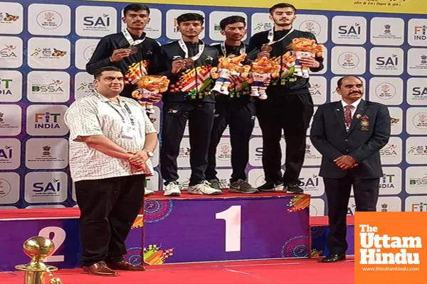 KIYG 2025: Maharashtra’s Sairaj Pardeshi breaks weightlifting record, several meet marks in athletics KIYG 2025: Maharashtra’s Sairaj Pardeshi breaks weightlifting record, several meet marks in athletics