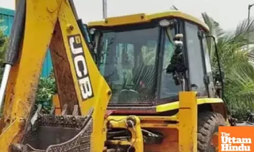 Bulldozer Action on Maulanas Madrasa Linked to Pakistan, Marked as Illegal Construction