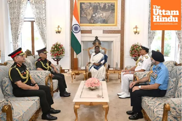 Military chiefs, CDS brief President Murmu on ‘Operation Sindoor’ Military chiefs, CDS brief President Murmu on ‘Operation Sindoor’