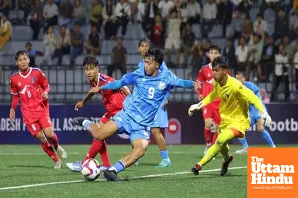 SAFF U19 C’ship: India seal top spot in Group B with 4-0 win over Nepal SAFF U19 C’ship: India seal top spot in Group B with 4-0 win over Nepal