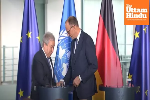 German Chancellor reaffirms UN support during meeting with Guterres German Chancellor reaffirms UN support during meeting with Guterres