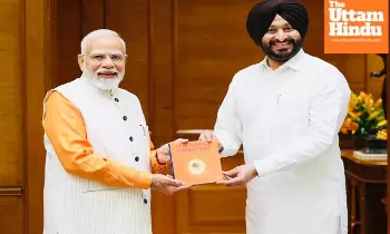 Union Minister Ravneet Singh Bittu Meets PM Modi Union Minister Ravneet Singh Bittu Meets PM Modi