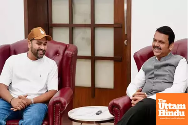 Maharashtra CM Fadnavis, Rohit Sharma to attend MCAs stand reveal ceremony at Wankhede Stadium Maharashtra CM Fadnavis, Rohit Sharma to attend MCAs stand reveal ceremony at Wankhede Stadium