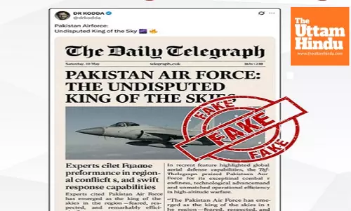 PIB Exposes Fake Report Circulated by Pakistan on Social Media, Debunks AI-Generated Image