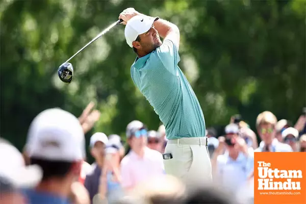 Scheffler storms into three-shot lead at PGA Championship Scheffler storms into three-shot lead at PGA Championship