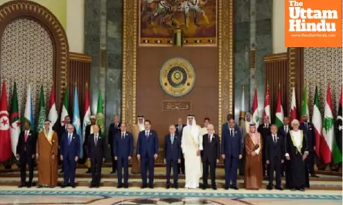 Arab leaders demand ceasefire in Gaza, reject displacement of Palestinians