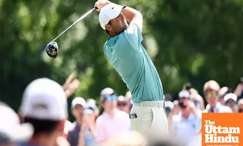 Scheffler storms into three-shot lead at PGA Championship