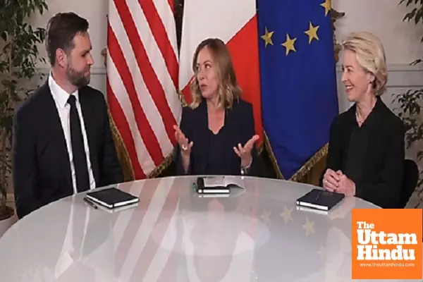 Meloni hosts trilateral talks between US & EU Amid Pope Leo XIV’s inaugural mass Meloni hosts trilateral talks between US & EU Amid Pope Leo XIV’s inaugural mass