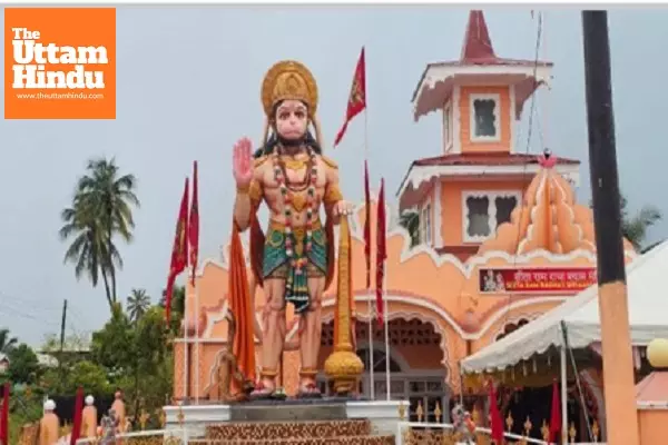 Lord Hanumans 16-feet tall statue installed in Guyanas Sparta Lord Hanumans 16-feet tall statue installed in Guyanas Sparta