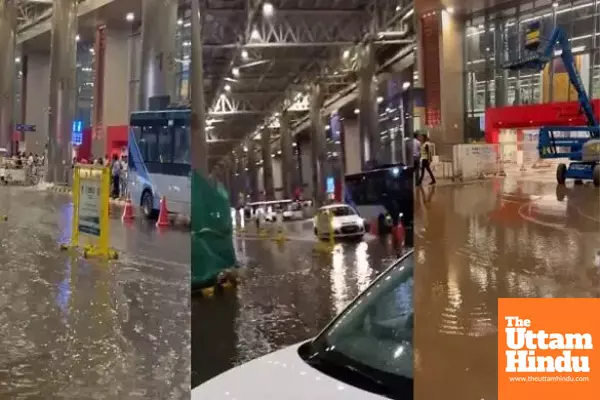 Pune International Airport Flooded After Just One Hour of Rain – Watch the Shocking Video Pune International Airport Flooded After Just One Hour of Rain – Watch the Shocking Video