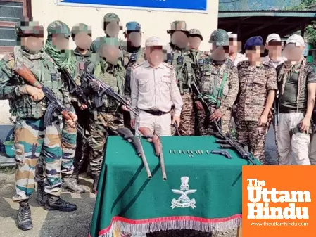 Security forces nab 29 militants, recover arms and ammunition in Manipur Security forces nab 29 militants, recover arms and ammunition in Manipur