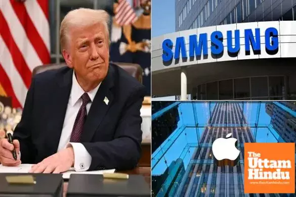 Trumps new move: 25% tarrif to be applied on smartphones made outside the country Trumps new move: 25% tarrif to be applied on smartphones made outside the country