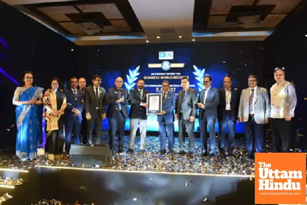 LIC earns Guinness title for selling most life insurance policies in 24 hours LIC earns Guinness title for selling most life insurance policies in 24 hours