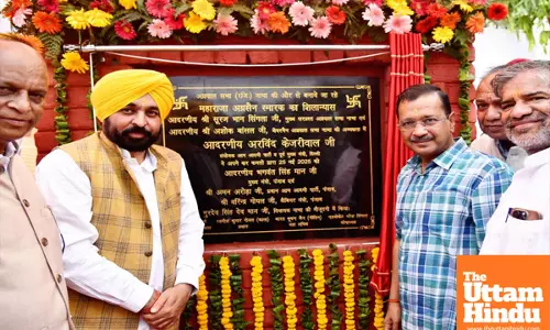 Baniya Community a Pillar of Punjab’s Growth: Kejriwal and Mann laid foundation of Maharaja Agrasen Darbar