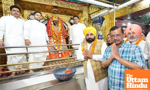 Arvind Kejriwal And Bhagwant Mann Announce Ambitious Revival Plan Of Kali Mata Mandir As Both Obeisance