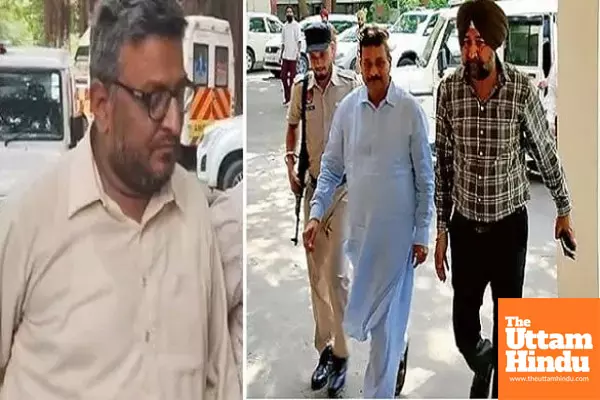 AAP MLA Raman Arora and ATP Sukhdev Vashisht Engage in Heated Exchange During Vigilance Interrogation AAP MLA Raman Arora and ATP Sukhdev Vashisht Engage in Heated Exchange During Vigilance Interrogation