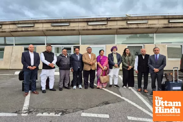 Ravi Shankar Prasad-led delegation arrives in France to convey Indias fight against terrorism Ravi Shankar Prasad-led delegation arrives in France to convey Indias fight against terrorism