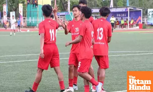 Swami Vivekananda Mens U-20 NFC: Mizoram. Delhi set up summit clash with identical 4-0 victories
