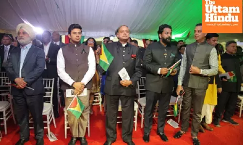 India-Guyana Ties Strengthen as Tharoor-Led Delegation Joins 59th Independence Day Celebrations