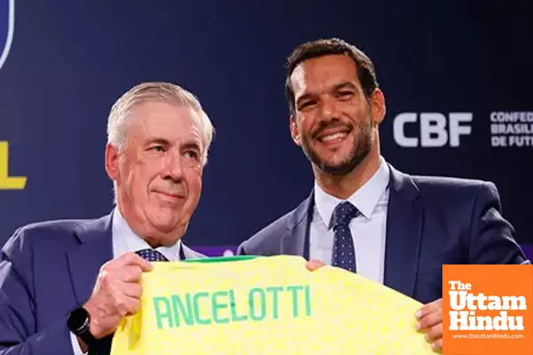 Ancelotti unveiled as Brazil manager, eyes World Cup glory Ancelotti unveiled as Brazil manager, eyes World Cup glory