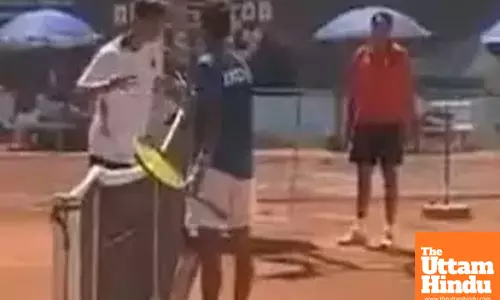 Pak player’s unsportsmanlike behaviour after loss to India in U16 Davis Cup sparks outrage