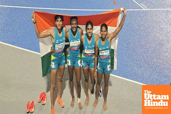 Asian Athletics: Womens 4x400 relay team, Jyothi, Sable shine on golden day for India in Gumi Asian Athletics: Womens 4x400 relay team, Jyothi, Sable shine on golden day for India in Gumi