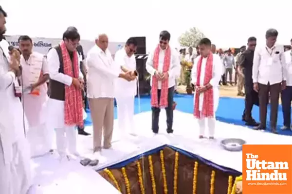 Gujarat CM Bhupendra Patel launches recharge well project in Banaskantha Gujarat CM Bhupendra Patel launches recharge well project in Banaskantha