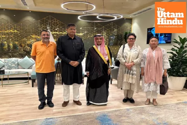 Indian delegation departs for Algeria after concluding successful Saudi Arabia visit Indian delegation departs for Algeria after concluding successful Saudi Arabia visit