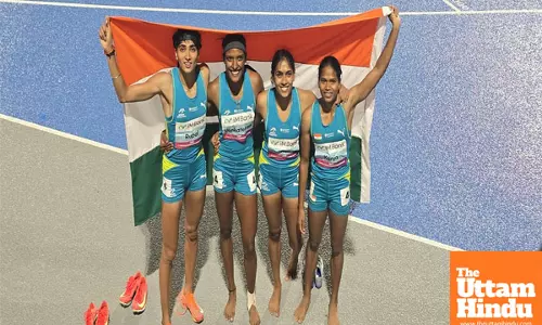 Asian Athletics: Womens 4x400 relay team, Jyothi, Sable shine on golden day for India in Gumi