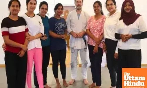 LoP’s idea of leadership during national security crisis, BJP shares Rahul’s Jiu-Jitsu session photos
