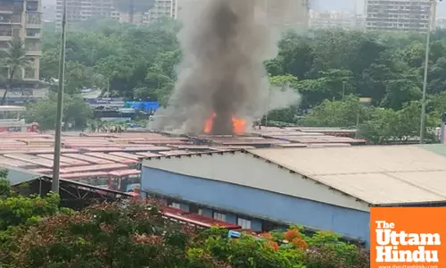 Two Buses Burnt to Ashes in a Massive Fire at Ghansoli Bus Depot